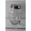 Image 1 : 3-Gallon Glass Beverage Jar w/Tap