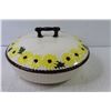 Image 4 : Divided Plate - Pie Dish W/Lid (chips) - (3) Plates