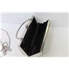 Image 4 : Fancy Clutch Purse w/Metal Handle & Chain Strap
