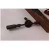 Image 4 : Vintage Tools - Levels (Wooden Henry Disston & Sons), Saw, Hand Crank Drill (seized) & Ratcheting Ba