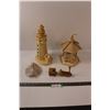 Image 1 : Wooden Lighthouse, Birdfeeder Small Train & Woodworking Biscuits