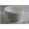 Image 2 : (14) Corelle Dishes and Bowls, (10) Glass Dishes and Bowls, Glass Cup