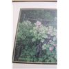 Image 2 : Framed Fence Post and Wild Rose Print - 22 1/2" x 18 1/2"