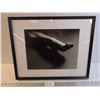 Image 1 : 16"x20" Black Framed Photograph of a Leg