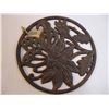 Image 3 : (2) Cast Iron 11 3/4" Diameter Garden Stepping Stones