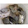 Image 3 : Bucket Full of 3.5" Door Hinges and Screws-Weather Damaged