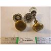 Image 1 : (5) Door Knobs- (3) Brass and (2) Glass
