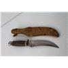 Image 5 : Buffalo Knife w/Leather Holder - 10"