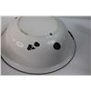 Image 7 : (2) Metal Enamel Bowls - Some Wear, (1) Metal Enamel Strainer - Some Wear
