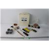 Image 1 : First Aid Kit, Level, E-Xacto Knives & Blades, Furniture Wheels, Misc.