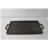 Image 6 : Non-Stick Griddle for BBQ - 16"x9" - Some Surface wear