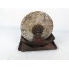 Image 4 : Antique Hand Crank Wet Stone Grinder Sharpening Tool (missing crank)