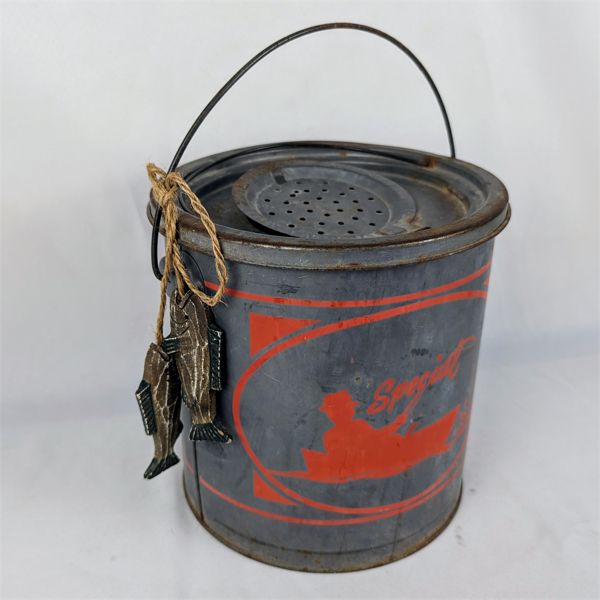 Vintage Live Bait Bucket 