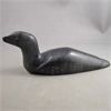 Image 1 : Signed Soapstone Loon - Artist Markosie