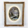 Image 1 : Vintage Petite Point Framed Picture 11" x 9"