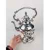 Image 2 : WM Rogers Silver Plated Tilting Tea Pot 14" Tall