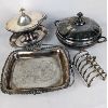 Image 1 : Lot of Various Silver Plated Serving Dishes