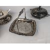 Image 3 : Lot of Various Silver Plated Serving Dishes