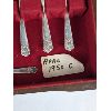 Image 9 : 8 Place Setting WM Rogers & Son Silver Plate Silverware In Wood Box