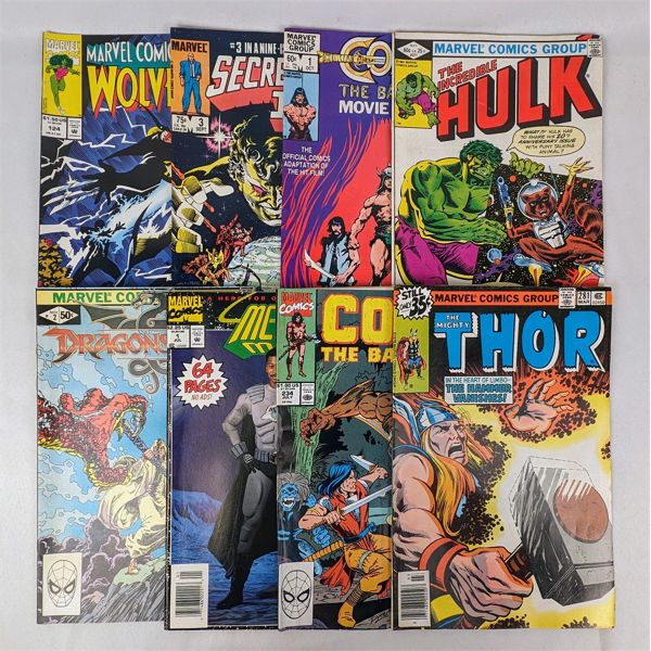 Lot of 8 Marvel Comic Books