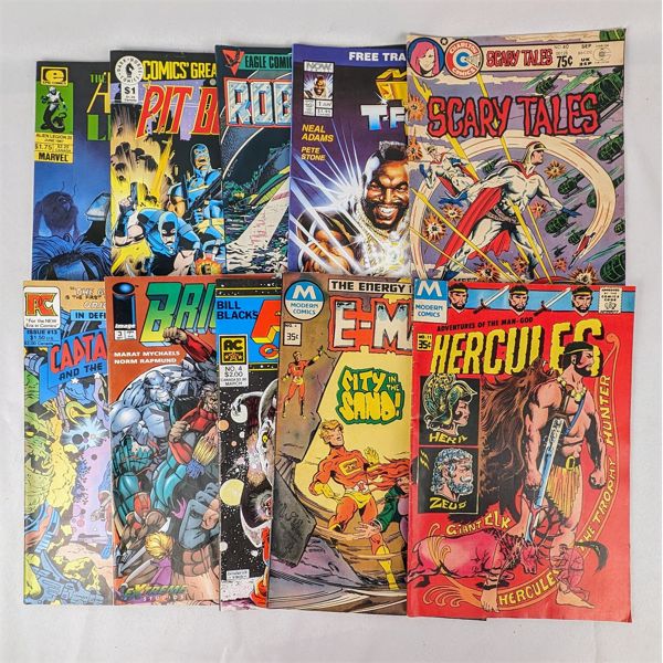 Lot of 10 Various Vintage Comics