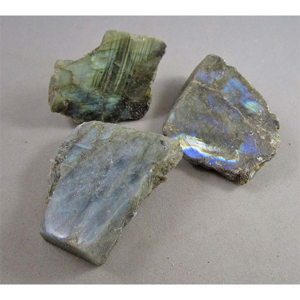 Lot of 3 Labradorite Stones