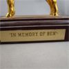 Image 2 : Horse Trophy "In Memory of Ben"