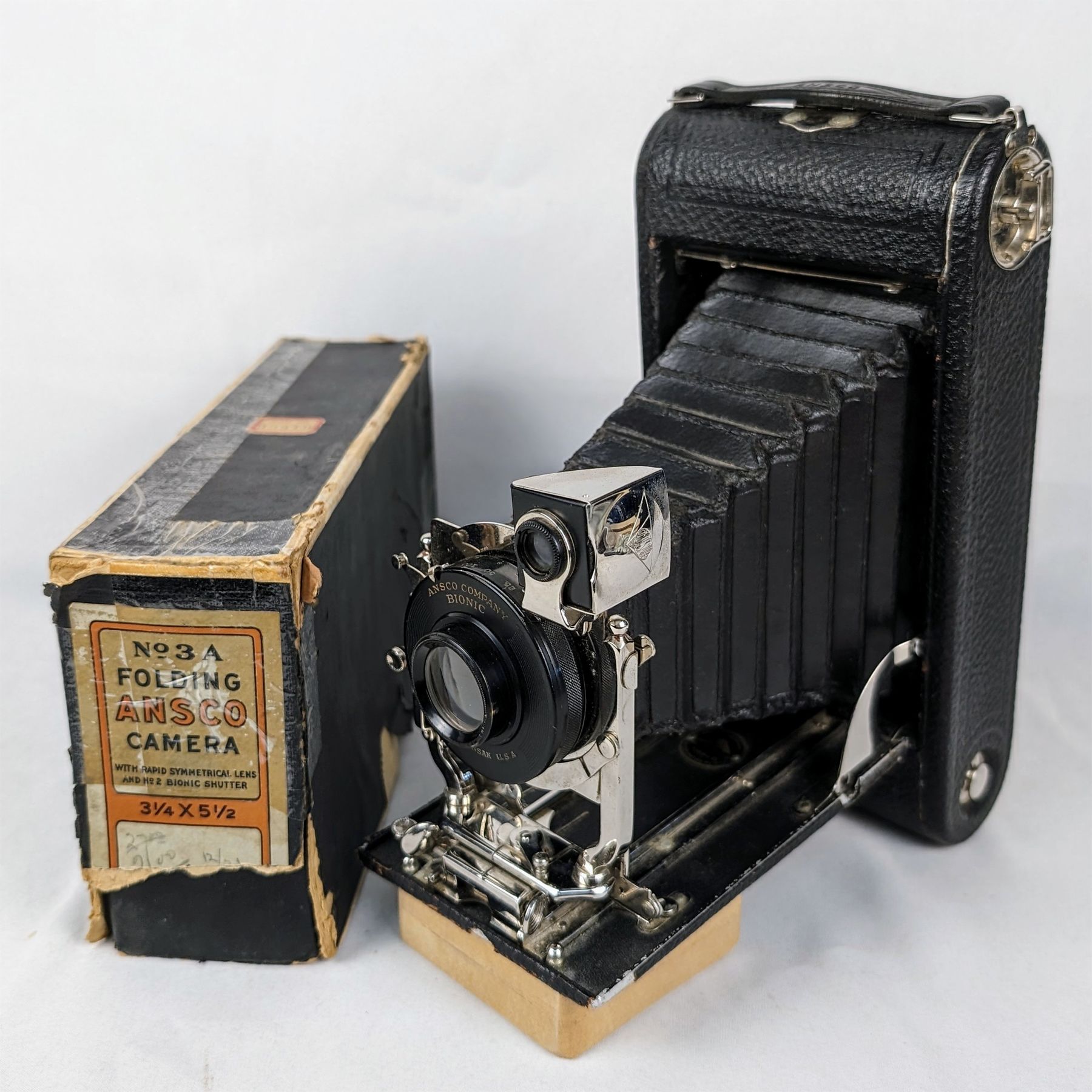 Antique Ansco Bionic Folding Camera No 3A