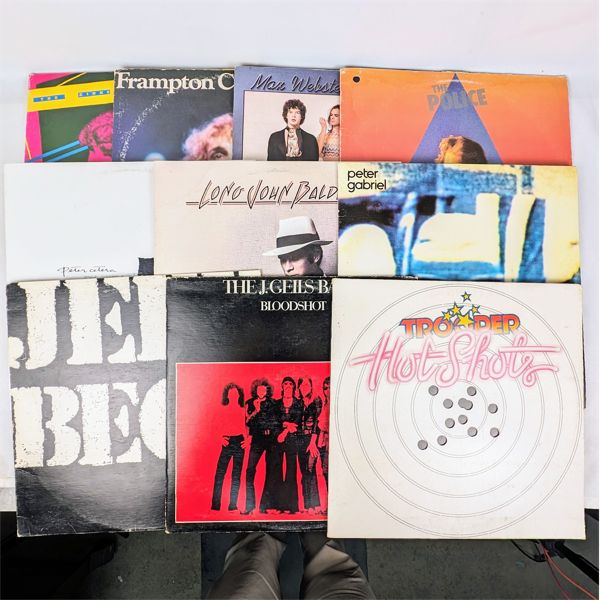 Lot of 10 Various Vinyl LP Record Albums