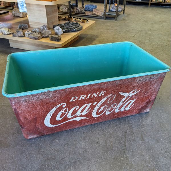 Large Vintage Coca Cola Promo Tub 42" x 22" x 16"