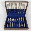 Image 1 : 37 Pieces Community Silver Plate Silverware In Wood Box