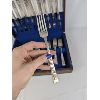 Image 4 : 37 Pieces Community Silver Plate Silverware In Wood Box