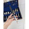 Image 6 : 37 Pieces Community Silver Plate Silverware In Wood Box