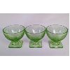Image 2 : Set of 3 Uranium Ware Dessert Cups 3"