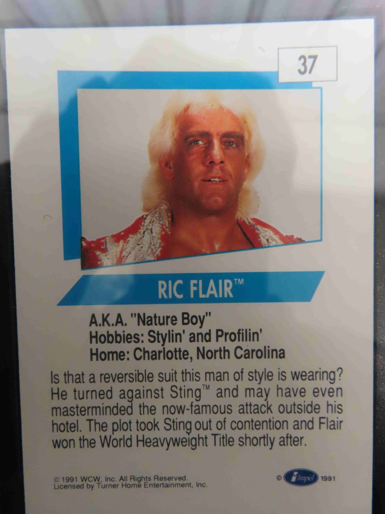 What Is Ric's Card Graded Ric Flair WCW Wrestling Card