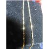 Image 2 : 10K Gold 18.5" Necklace - Total Weight 2.6 gr