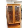 Image 3 : Corner China Cabinet - Teak 76" Tall up to 34" by up to 24"