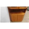 Image 4 : Corner China Cabinet - Teak 76" Tall up to 34" by up to 24"