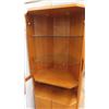 Image 5 : Corner China Cabinet - Teak 76" Tall up to 34" by up to 24"