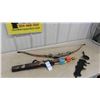 Image 1 : Impala Recurve Bow, Quiver with Assorted Arrows, Arm Guard, String Release Trigger