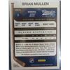 Image 2 : Autographed Brian Mullen Winnipeg Jets Card 