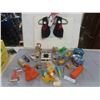 Image 1 : Mix of Toys from - 1950s, 60s, 70s, + 90s & Children's Sheriffs Vest with Gun + Holster