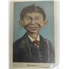 Image 2 : Rare - MAD Icon - 1947 Postcard of Alfred E Neuman Quoting ' Me Worry?' - very nice