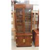 Image 1 : China Cabinet 2 pc, Light Up 18" x 32" x 82" 