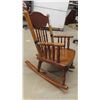 Image 2 : Children's Vintage Press Back Rocking Chair