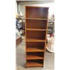 Image 1 : Teak Open Book Shelf 12" x 24" x 76" 