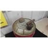 Image 2 : Metal Gas Can Restored with Gulf Logo, Old Wood Handle, 4 Gal