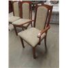 Image 2 : 5 Dining Room Chairs - 1 Captain