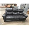 Image 1 : Leather/ Leather Style Reclining Couch 78" Wide