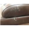 Image 10 : 5 pc Leather/ Leather Style Reclining Couch 140" Wide - 1 small tear